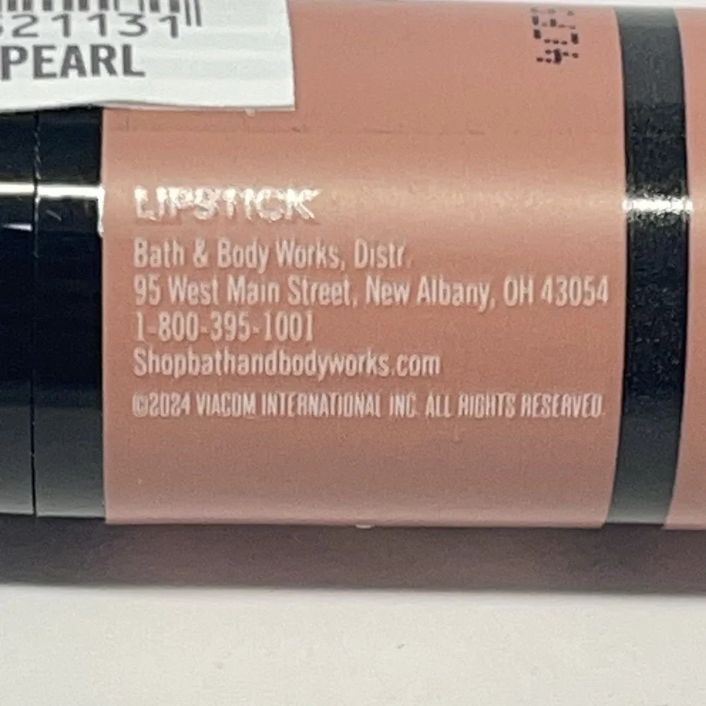Bath & Body Works Lipstick Women 0.13oz Parisian Pearl Emily Paris Pearl Finish